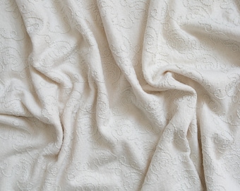 Weißer, bestickter Stoff als Hintergrund für Neugeborenenfotografie auf Sitzsäcken, Stoff für Neugeborenenposen, Sitzsack-Deckenbezug, Requisiten für Neugeborenenfotografie
