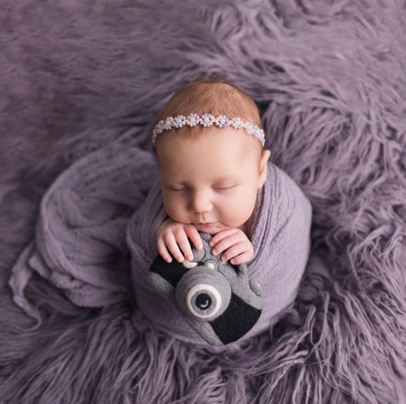 Handgemachte Filz-Herz-Requisite Für Babyfotos – Neugeborenen Fotografie Zubehör – Kleines Herz In 12 Farben
