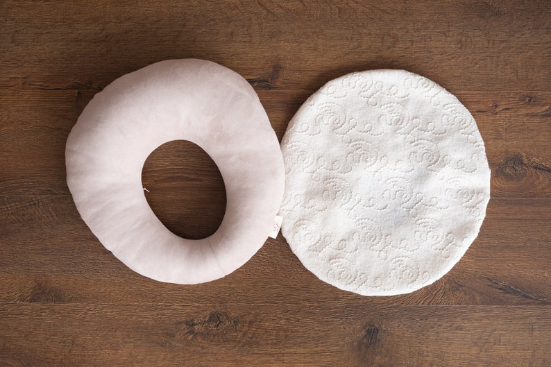 Newborn Nest Poser Pillow, Newborn Posing Pillow, Newborn Doughnut Poser, Newborn Posing Pod, Posing Bucket Nest, Newborn Photography props image 6