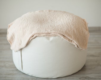 Newborn Crib Clouds Blanket Beanbag, Newborn Cloud Blanket, Soft Baby Blanket for Beanbag, Newborn Posing Fabric, Newborn Beanbag Cover
