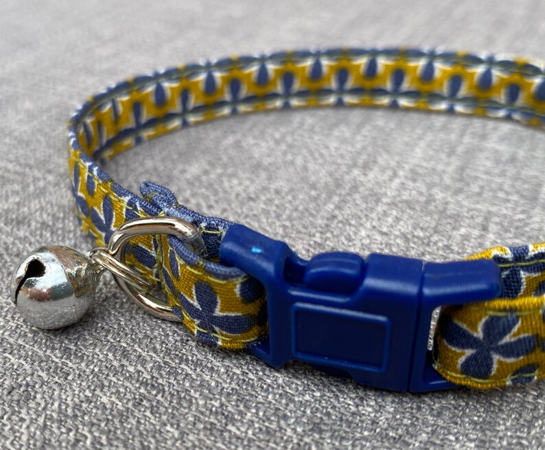 Boy Cat Collar Kitten Collar Green Collar Safety Collar Etsy