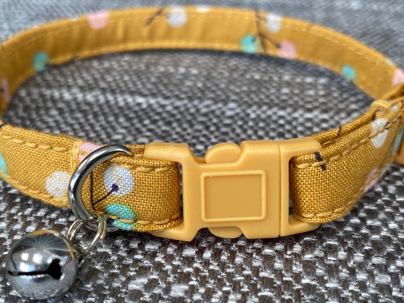 Mustard Collar Cat Collar Girl Cat Collar Kitten Collar Etsy