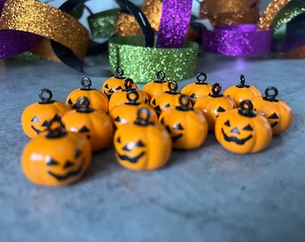Pumpkin Halloween Bells and Charms for Cat & Kitten Collar (Loud bell)