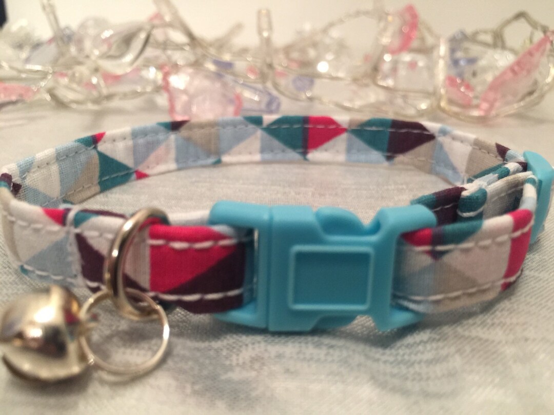 Cat Collar Kitten Collar Boy Collar Grey Collar Soft Etsy