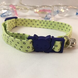 Boy Cat Collar | Kitten Collar | Adjustable Cat Collar | Breakaway Cat Collar | Collar with Bell | Girls Cat Collar | Unisex Cat Collar