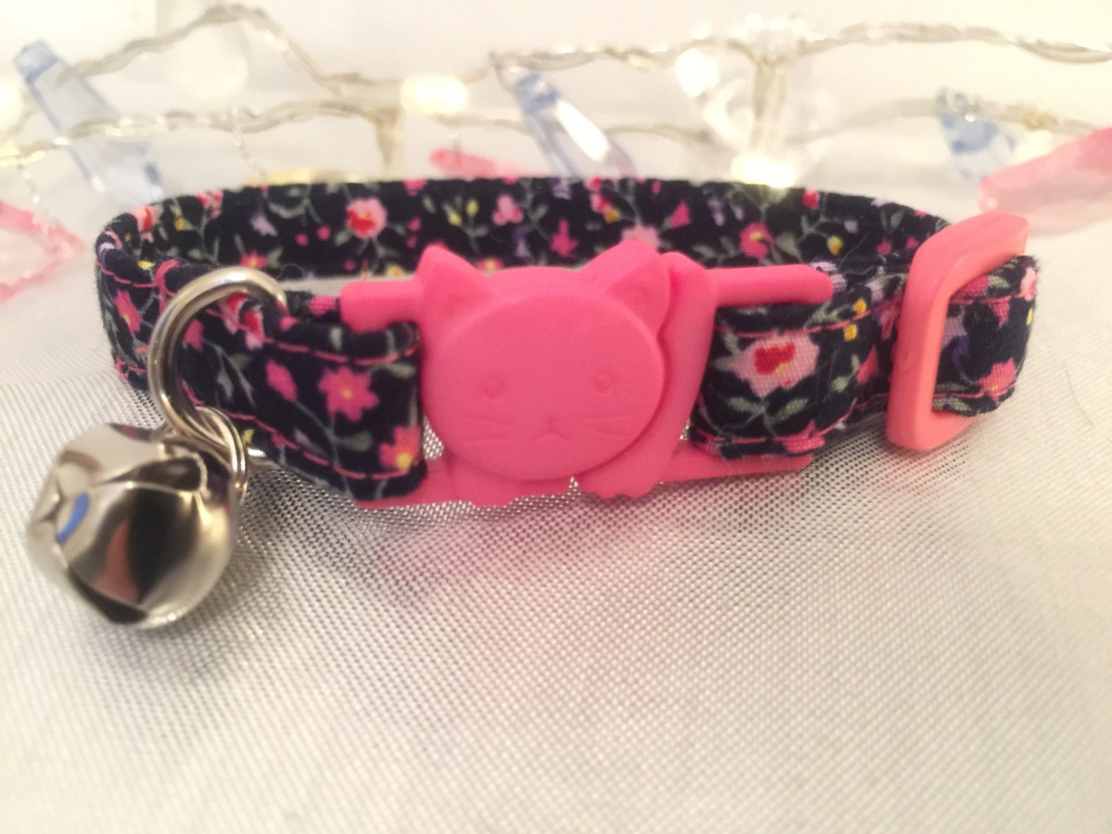 Girl Cat Collar Kitten Collar Adjustable Cat Collar Etsy