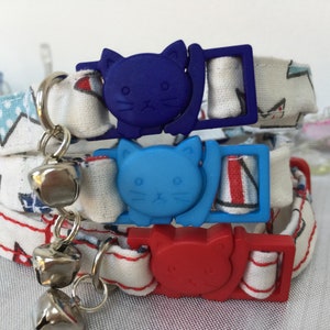 Boy Cat Collar | Girl Cat | Kitten Collar | Breakaway Collar | Safety Cat Collar | Collar with Bell | Girls Cat Collar |Unisex Collar