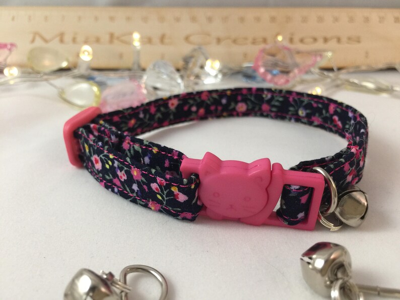 Girl Cat Collar Kitten Collar Adjustable Cat Collar Etsy UK