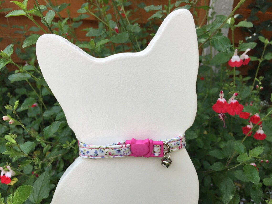Girl Cat Collar Kitten Collar Adjustable Cat Collar Etsy España