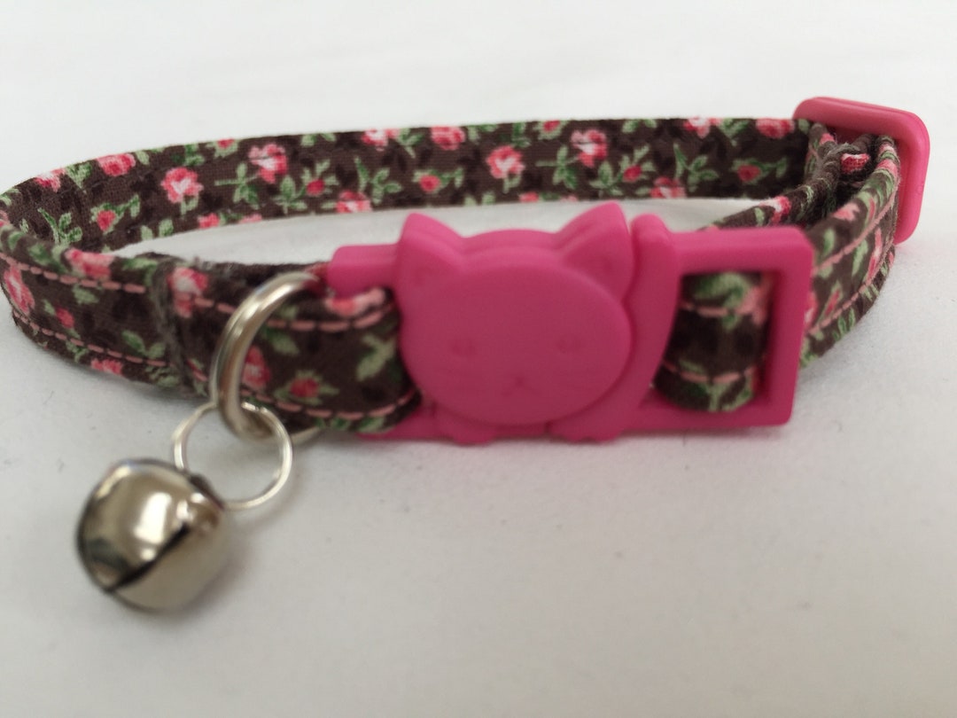 Cat Collar Girl Cat Collar Kitten Collar Safety Collar Etsy