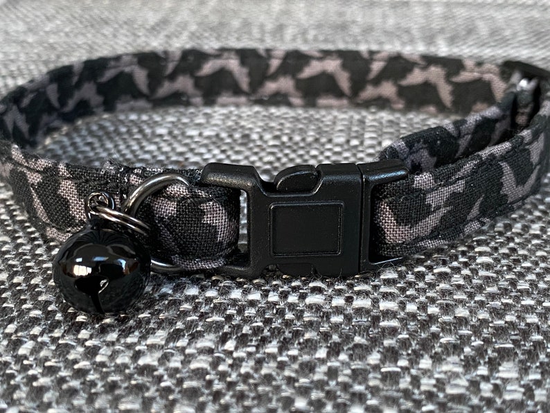 Cat Collar Kitten Collar Spooky Collar Black Cat Collar - Etsy UK