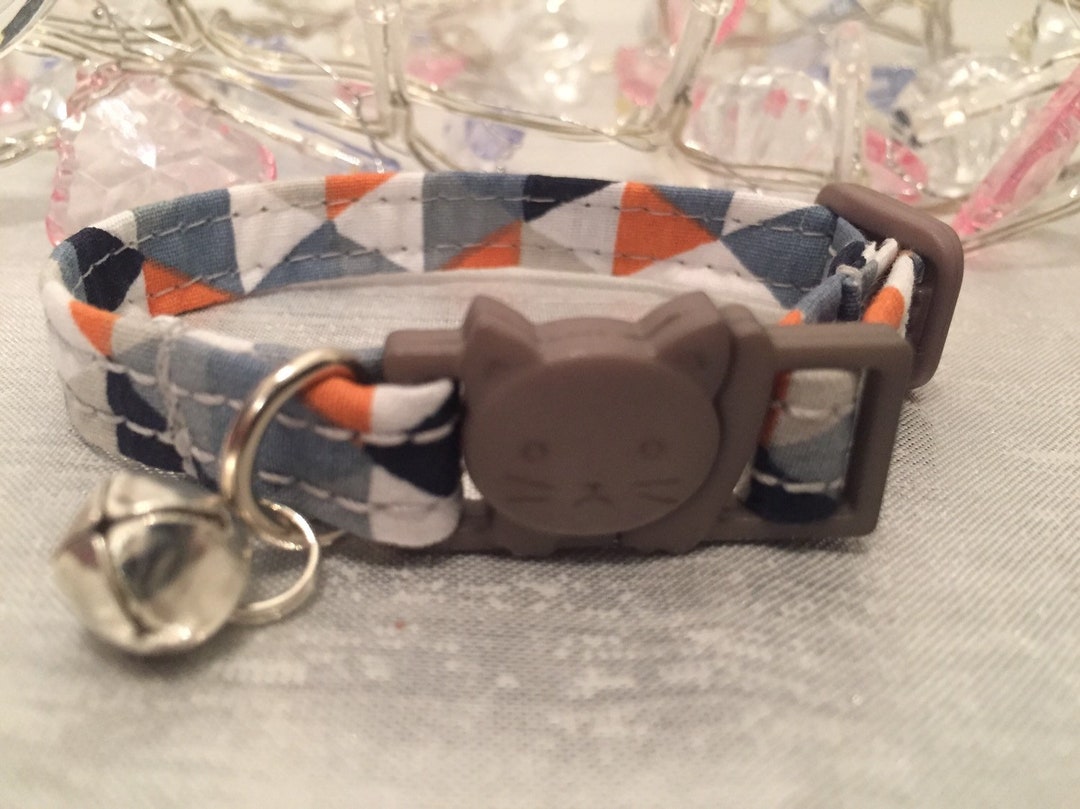 Cat Collar Kitten Collar Boy Collar Grey Collar Soft Collar Safety