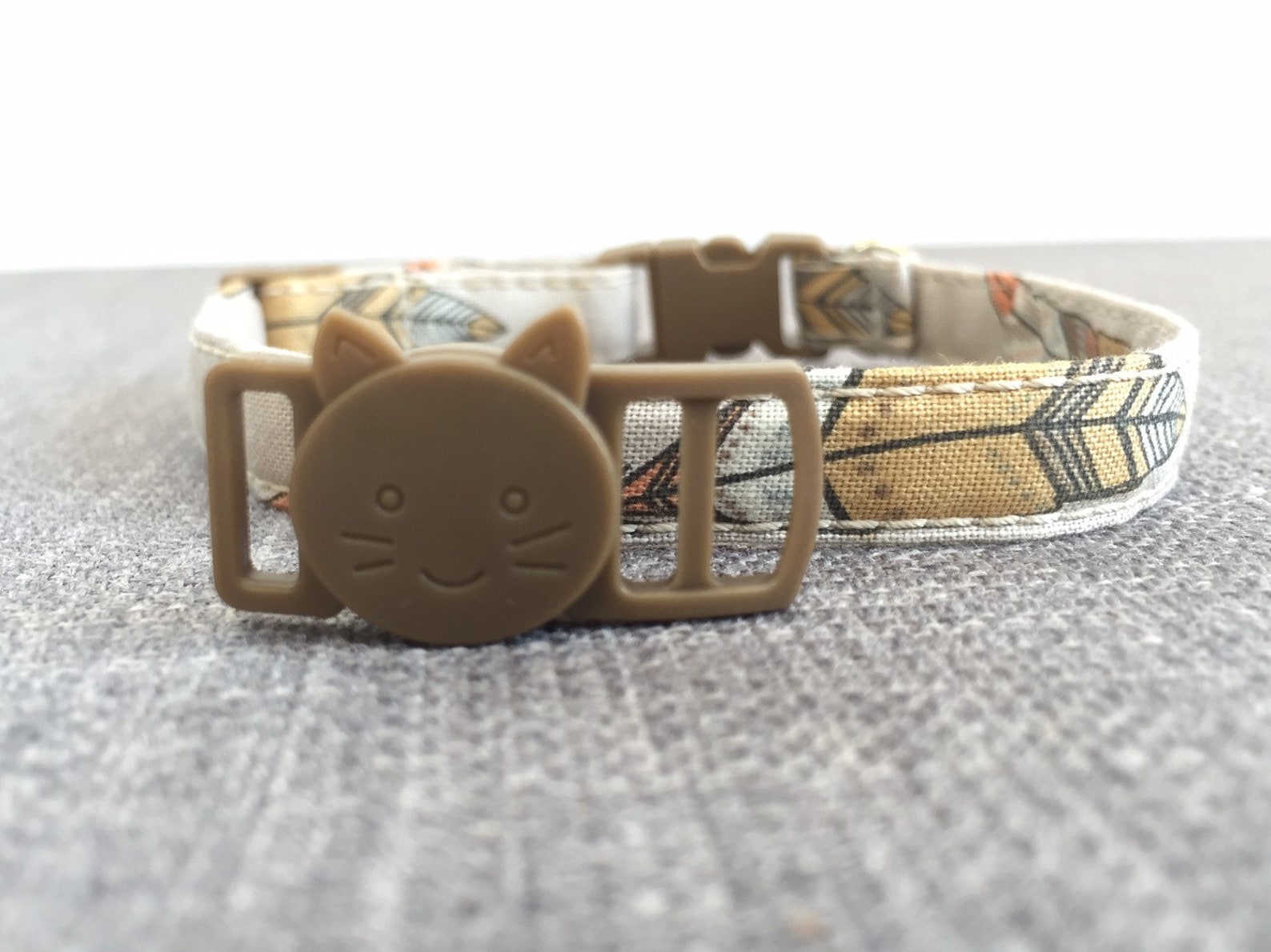 Cute Cat Collar Boy Collar Black Cat Collar Kitten Etsy UK