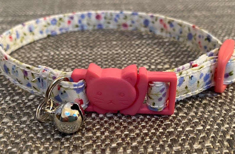 Girl Cat Collar Kitten Collar Adjustable Cat Collar Etsy España