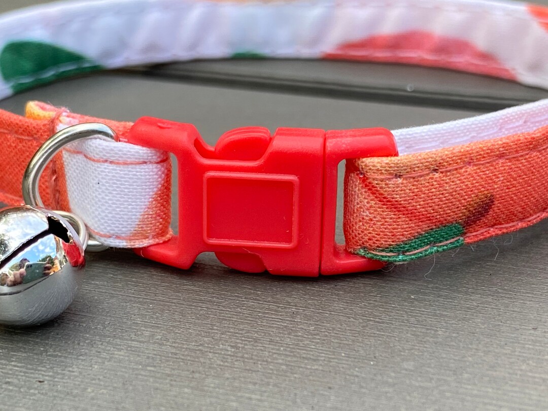 Peach Cat Collar Cat Collar Kitty Collar Breakaway Etsy