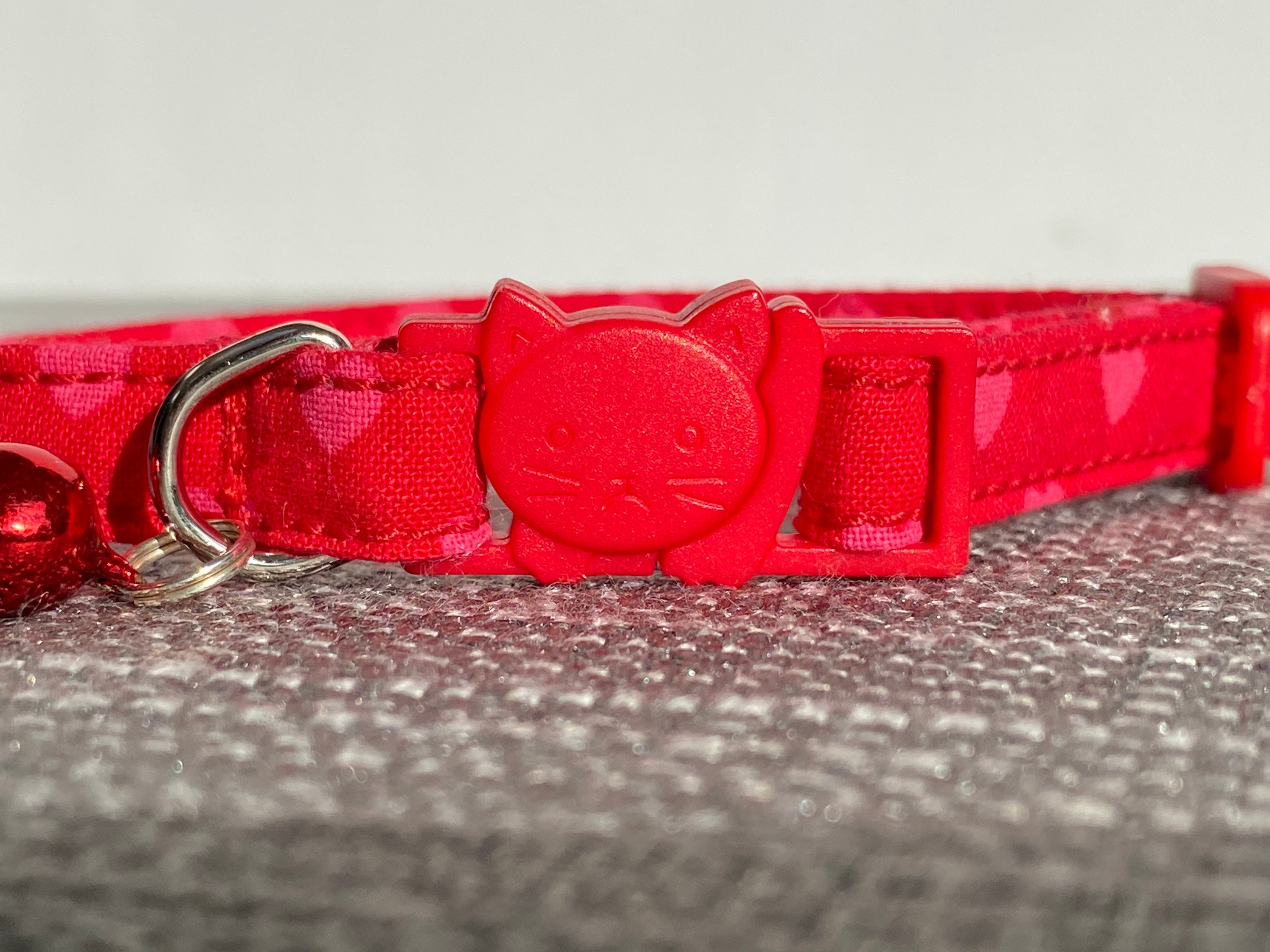 Valentine Cat Collar Heart Cat Collar Girl Cat Collar Etsy