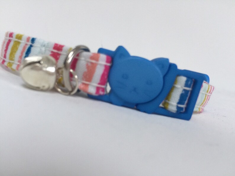 Boys Cat Collar Girls Cat Collar Kitten Collar Blue Cat Etsy