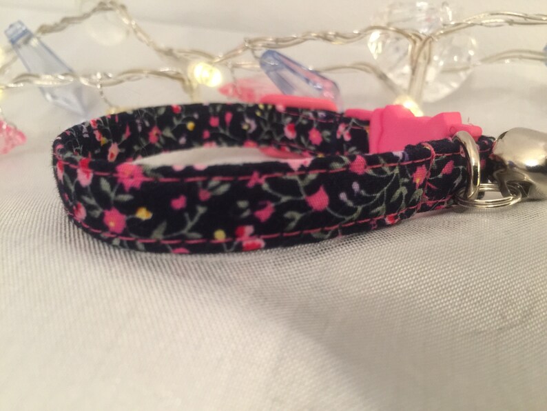 Girl Cat Collar Kitten Collar Adjustable Cat Collar Etsy UK
