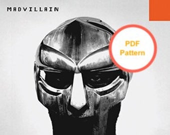 Madvillain Cross Stitch Pattern Madvillainy Album Cover Art PDF Download