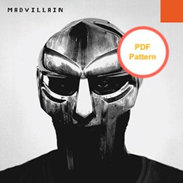 Madvillain Cross Stitch Pattern Madvillainy Album Cover Art PDF Download