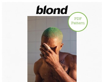 Frank Ocean Cross Stitch Pattern Blond Album Cover Art PDF Download