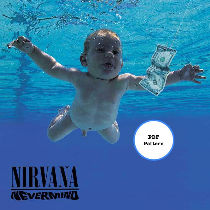 ニルヴァーナ クロスステッチ パターン ネヴァーマインド アルバム