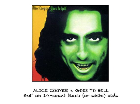 Alice Cooper Green Face