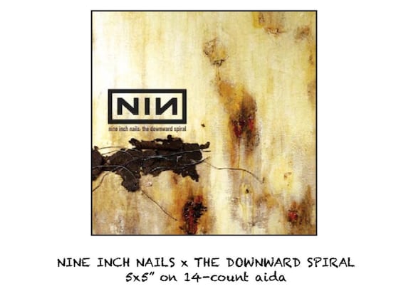 Nine Inch Nails Cross Stitch Pattern the Downward Spiral Album