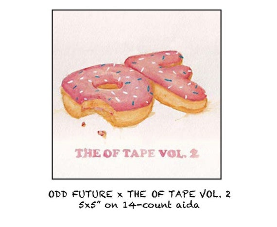 Odd Future Cross Stitch Pattern the OF Tape Vol 2 Album