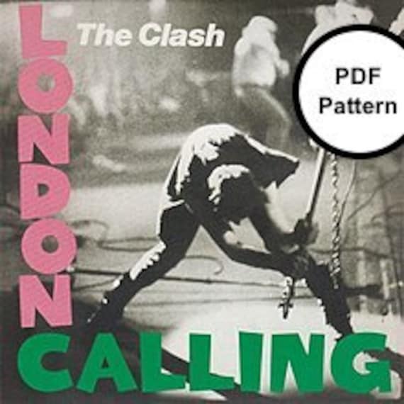 The Clash London Calling 公式ポスター＋額装 Amazon.co.jp: ハンギングペインティング - CLASH クラッシュ