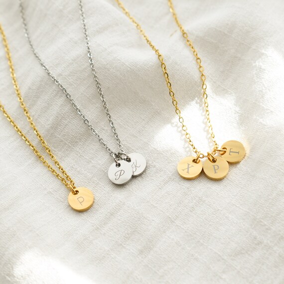 Personalized Multiple Initial Necklace 