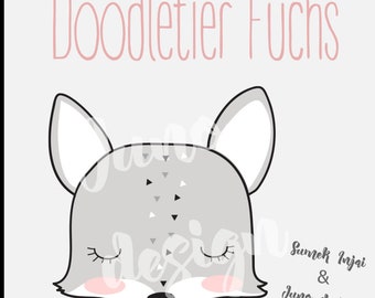 Plotterdatei "Doodletier Fuchs"