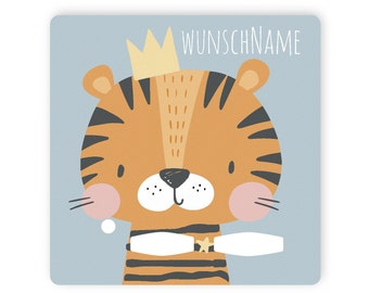 Schutzfolie für die Toniebox Tiger Skandi , kratzfester Sticker , Geschenk für Kind und Weihnachten , personalisiert