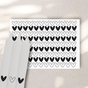 Candle tattoos Hezen A5 | Water slide foil | Decorate candles | Proverbs | Gift | DIY | Candle stickers | Spring | Ceramic stickers