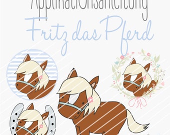 Applivorlage Fritz the Horse