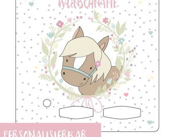 Protective film for the Toniebox 1 horse, scratch-resistant sticker, gift for children and Christmas, personalized