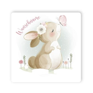 Protective film for the Toniebox rabbit with flower , scratch-resistant sticker , gift for child and Christmas , personalized