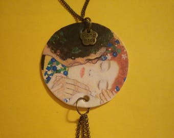 Long necklace with Klimt's 