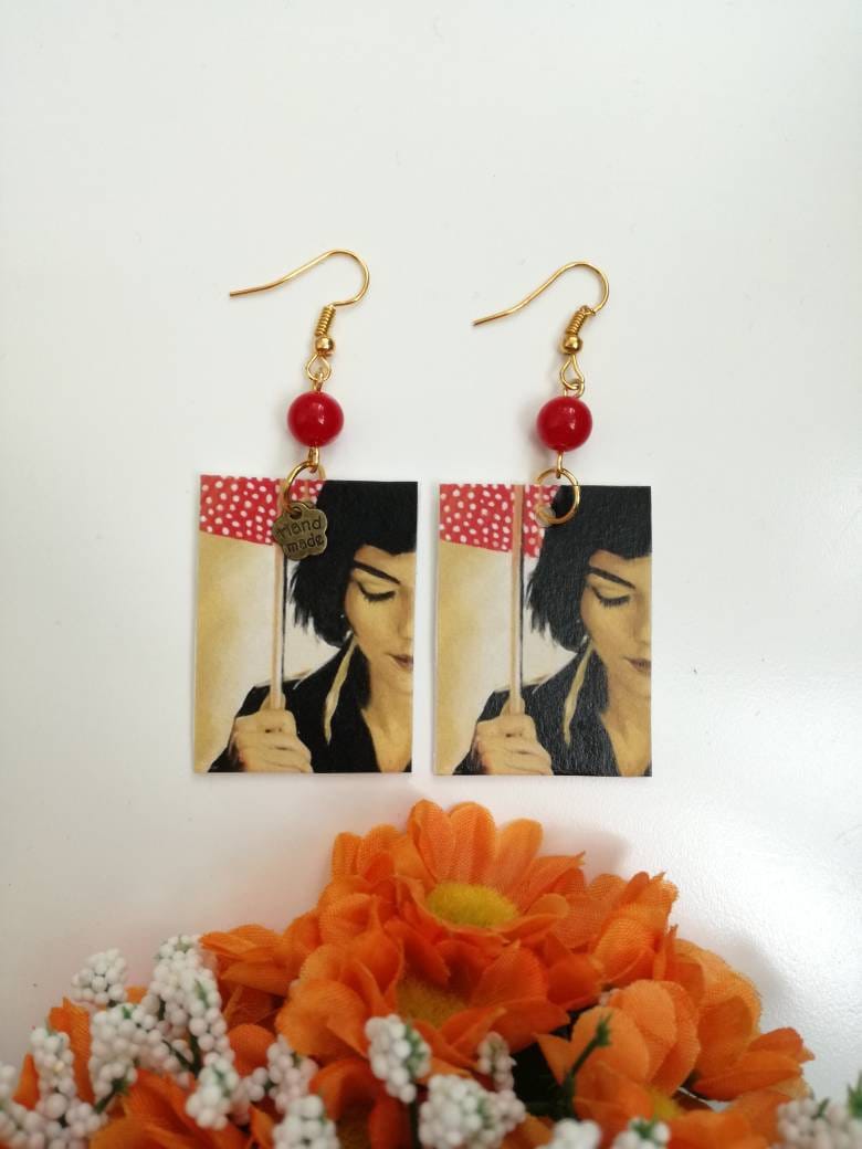 300 Cartellini Porta Orecchini In Carta Kraft – 2.5x3.6 Cm, Con Fori, Marroni - copertina