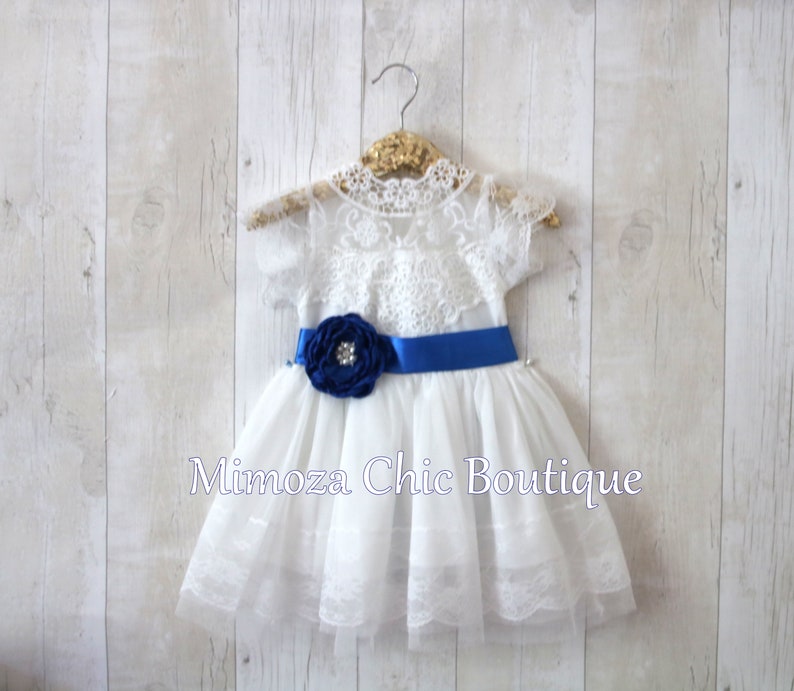 White Lace Dress White baby girl birthday dress infant girl Etsy