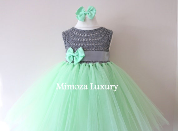 mint green tutu dress