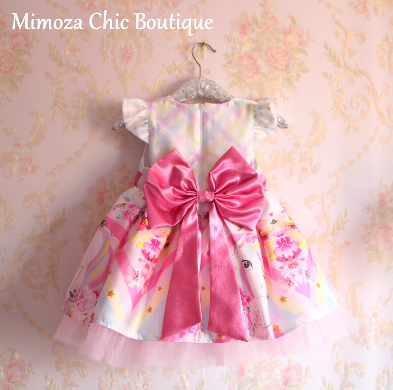 Unicorn Birthday Dress unicorn girls dress