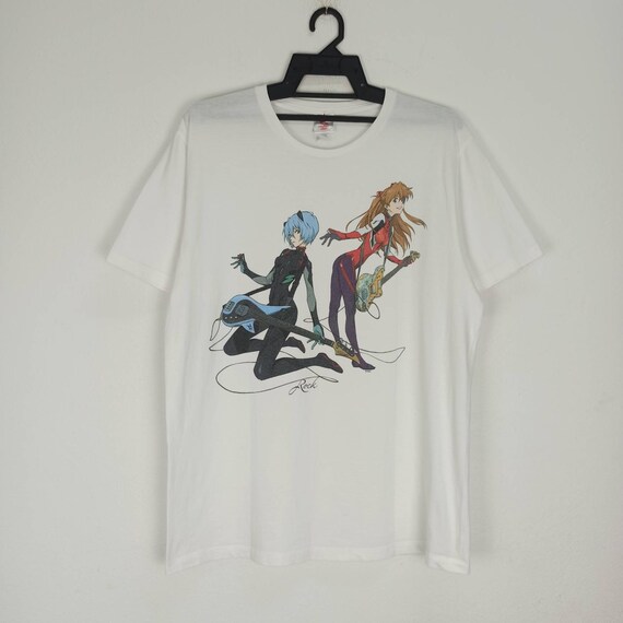 Neon Genesis Evangelion Rock Asuka Rei Ayanami Tee