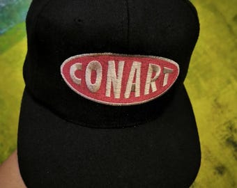 Vintage Conart Skateboard Brand Cap Big Long Embroidered