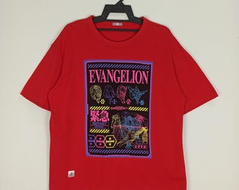 Anime Neon Genesis Evangelion Tshirt Red Colour/Akira