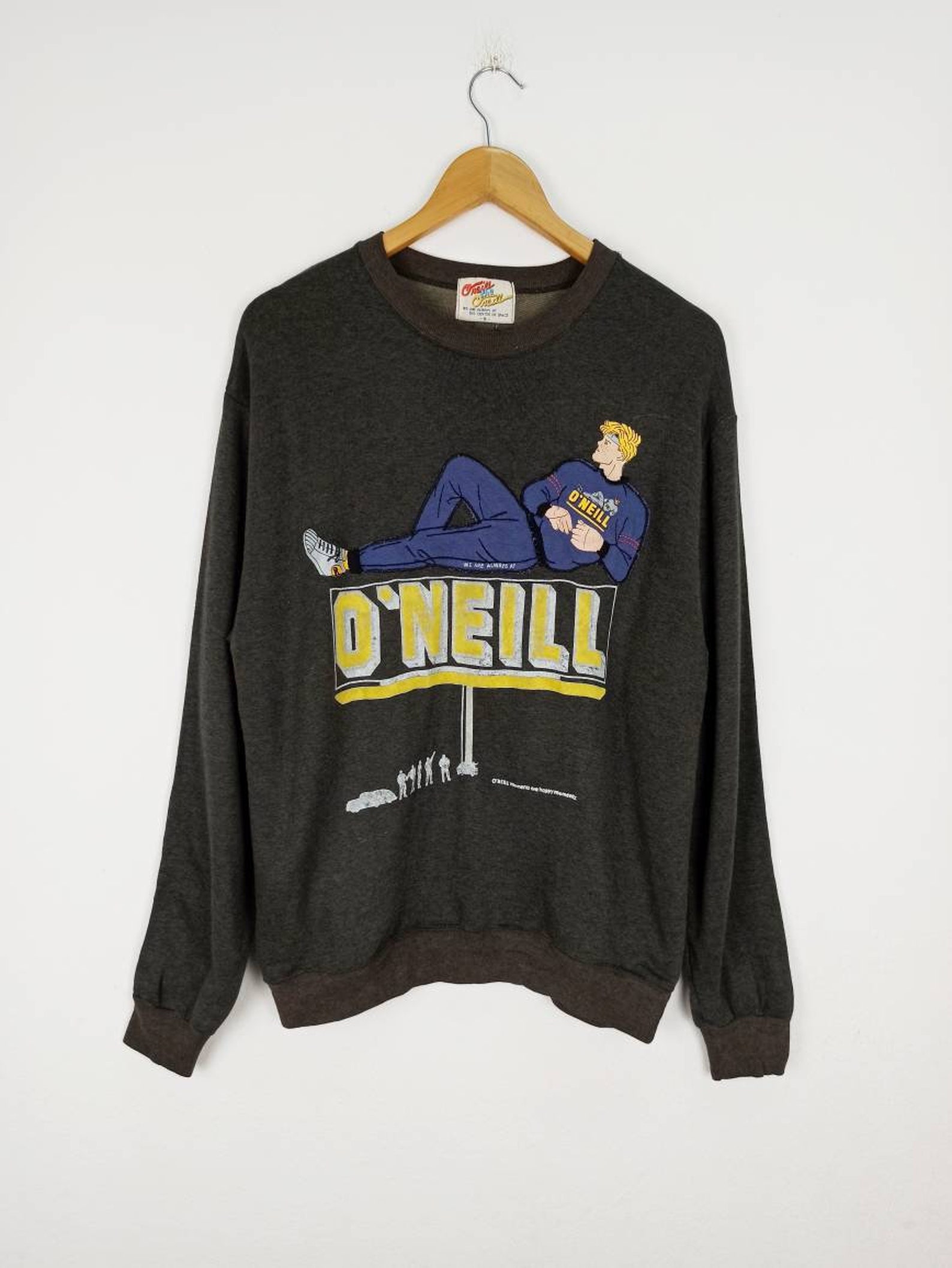 Vintage 90s O'Neill Sweatshirt Big Logo Jumper | Etsy