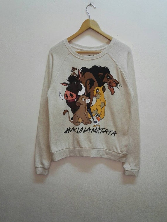 Disney The Lion King Hakuna Matata 90s Circle Sweatshirt
