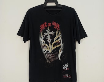 Camiseta vintage de lucha libre de Rey Mysterio de la WWF