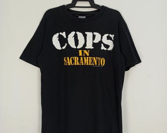 VINTAGE 89 COPS Tv SHOW Faded series Tshirt