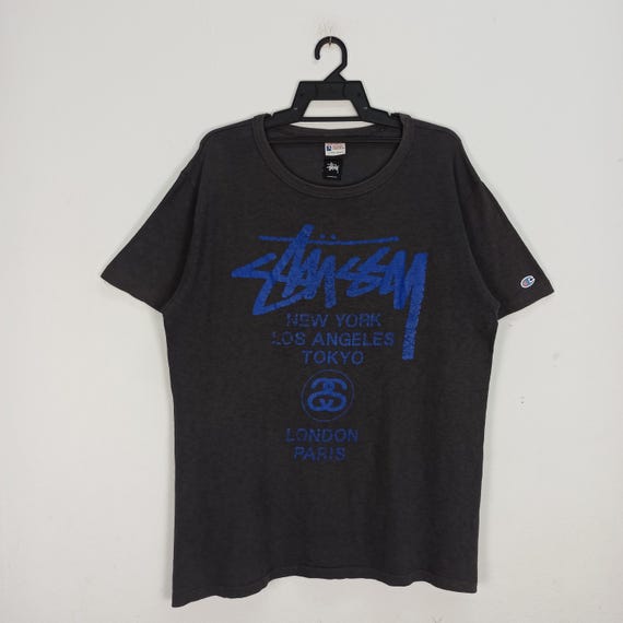 【OLD STUSSY】Stussy Champs XXX Anniversary Tee Vintage Stussy X Champion Tshirt Rare - Etsy